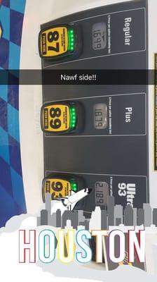 Descent fuel prices!