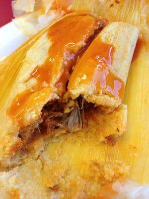 Pork tamale