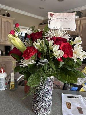 Gorgeous arrangement I received by Pell City Flower & Gift Shop.