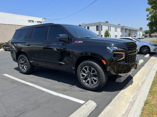 Tahoe done window tint