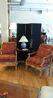 A great pair of C. R. Lane chairs