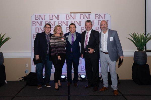 Scott Stewart received the award for Cincinnati & NKY Notable Networker in his BNI group!