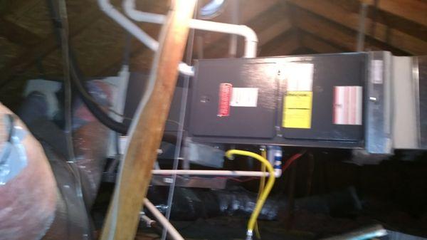 NEW GAS FURNACE INSTALLATION