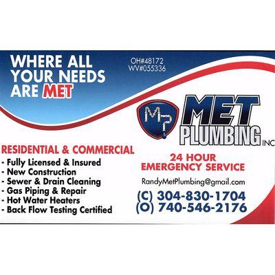 MET Plumbing Services Inc