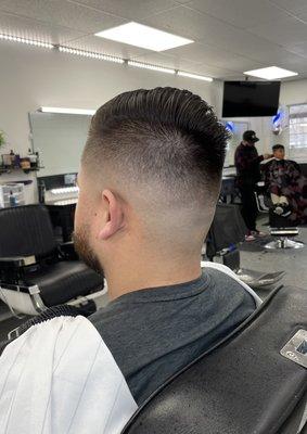 Mid-fade.