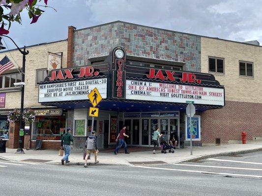 06.10.23 JAX JR. Cinemas in Littleton NH - New Hampshire's first All-Digital/3D equipped Movie Theater