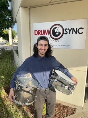 Longtime DSA Drummer Kody - DSA P.D.I. & Pro P.D.I. 

Scores a beautiful kit through DSA drum shop!