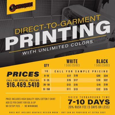 Conquer Printing