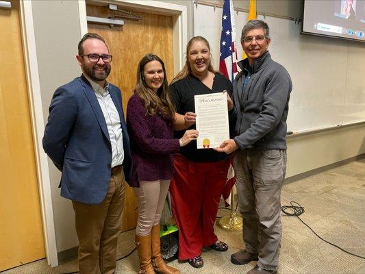 LA County Proclamation for National Co-Op Day.