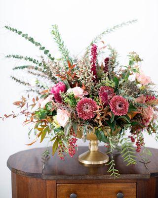 A winter arrangement for the photographers client party. Photo courtesy of Susan K Adams