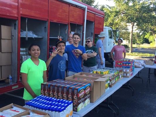 Service event in N Ft Myers...feeding the poor!