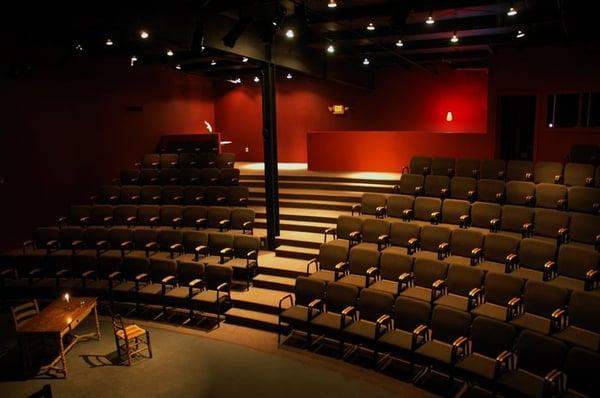 The interior of the theater. Comfy Seats!