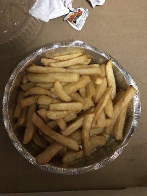 Cold soggy fries.