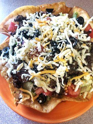 Beef Taco Salad- available all day Tuesday's!