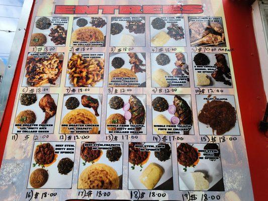 KENYAN AND AFRICAN FOOD MENU