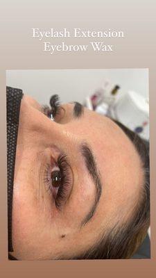 Eyelash Extension Eyebrow Waxing