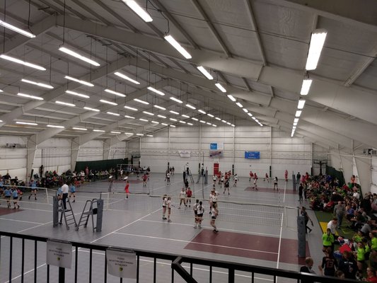 Volleyball courts