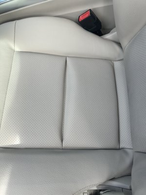 New seat upholstery