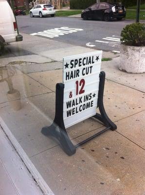 Come to perfect cuts for only a $12 haircut get 8 haircuts 9th haircut is free only a perfect cuts