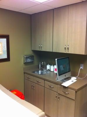 Exam Room Work Area