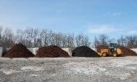 Mulch delivery and application.