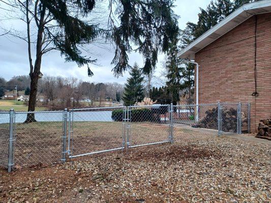 4' Galvanized Chain Link Fence