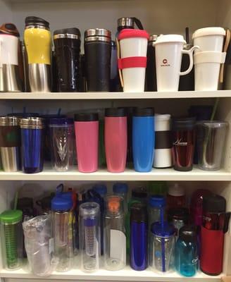 We have lots of different tumblers.