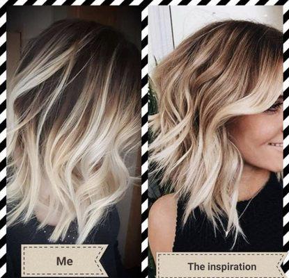 Balayage color