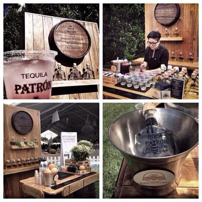 Roca Patron craft cocktail stations with master mixologists