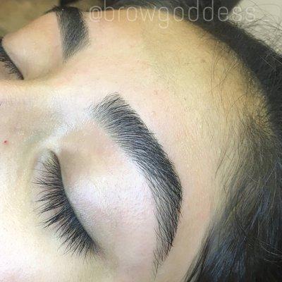 Pre teen brow shaping