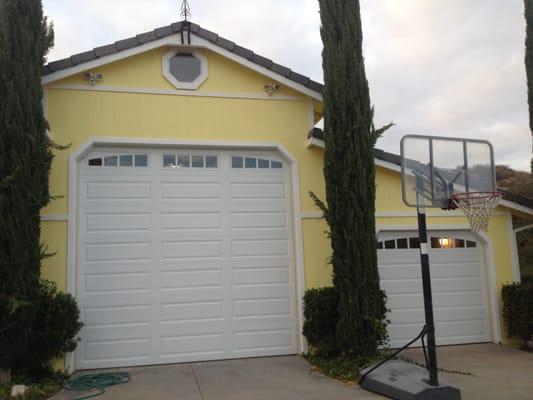 New 12' high RV door and matching small door - Installed July 2014