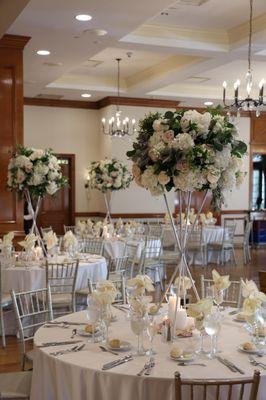 Centerpieces by Flowers by Brian