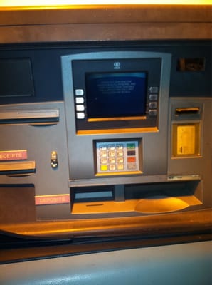 I LOVE this old school ATM :) If they ever replace it, I'll be bummed. It always reads my card unlike the swiper ones