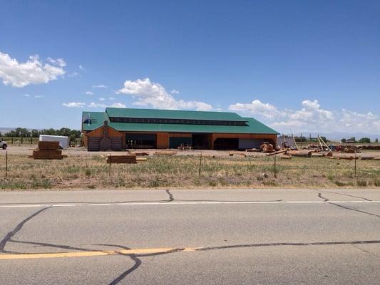 Main warehouse from the highway.