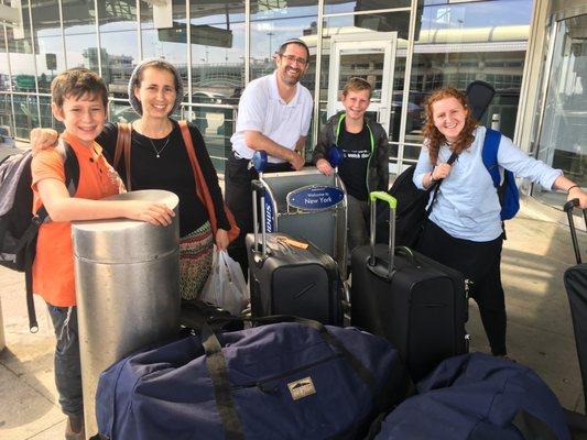 SilverStreak family at JFK (pre-Covid)