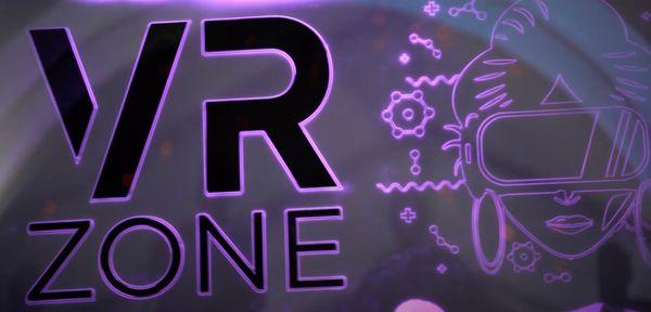 VR Zone LED custom sign for our events