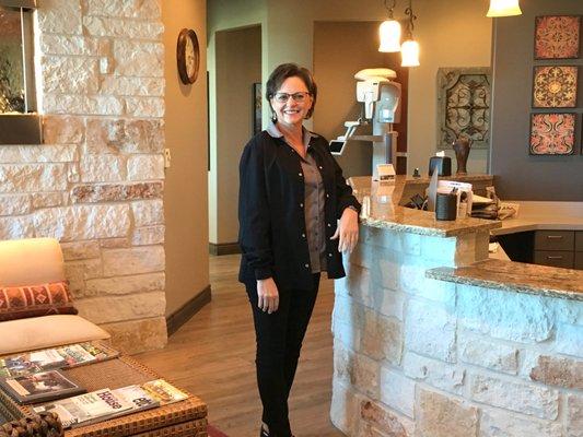 Dr. Myers in her office in Boerne