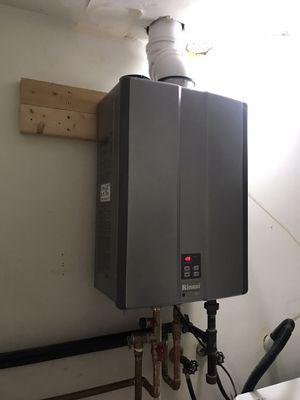 RINNAI  Super-High-Efficiency Tankless Installation