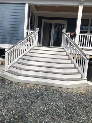 Porch stairs