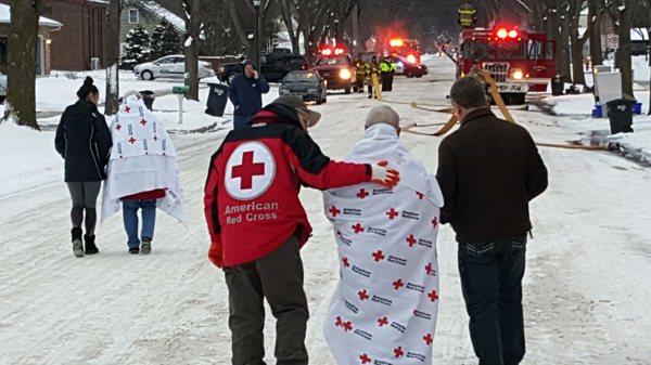 The Red Cross responses to a disaster every 8 minutes.