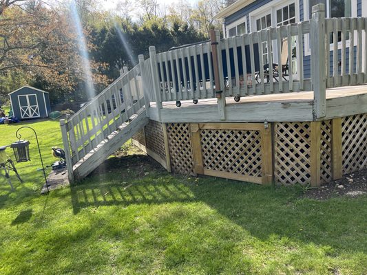 Lattice Replacement w/ framed in gate