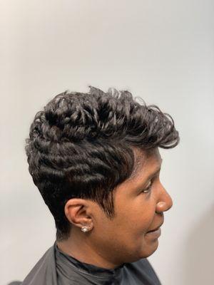 Relaxer and cut