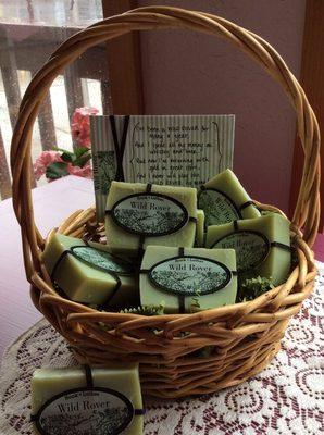 Hook and lather hand crafted good old Irish fresh spring scented bar soap