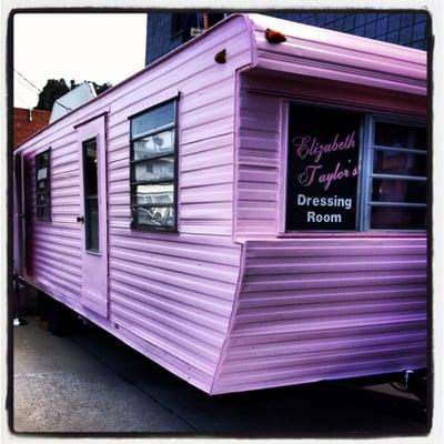 Elizabeth Taylor's trailer at the Hollywood Prop Auction