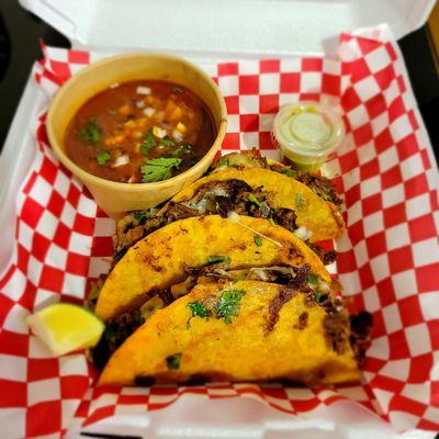 Birria tacos