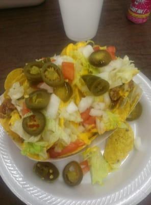 Small nachos 3.50 during intermission. Yummy!