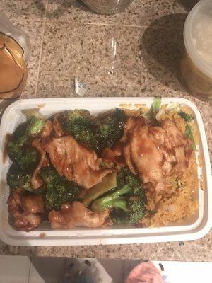 It looks better than it is unfortunately. The broccoli is delish but the chicken is cut too thick.