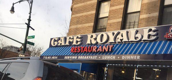 Sunlight restaurant is now renamed Cafe Royale