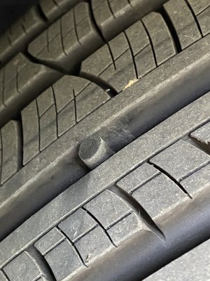 My plugged tire