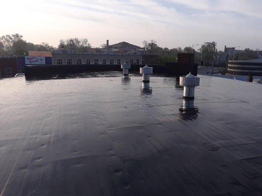 Flat Roof - Versico .060 Reinforced EPDM Fully Adhered - 30 Year Spec.